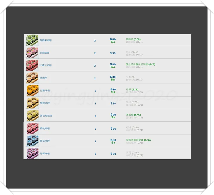 Add On 04產品清單