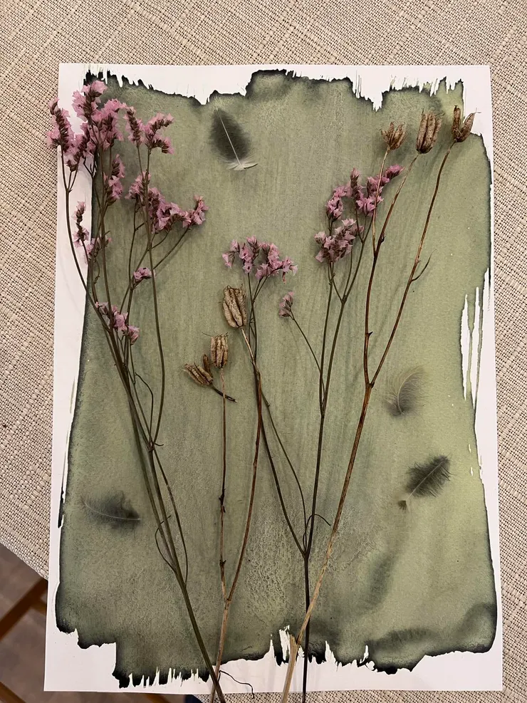 運用路上的植物創作