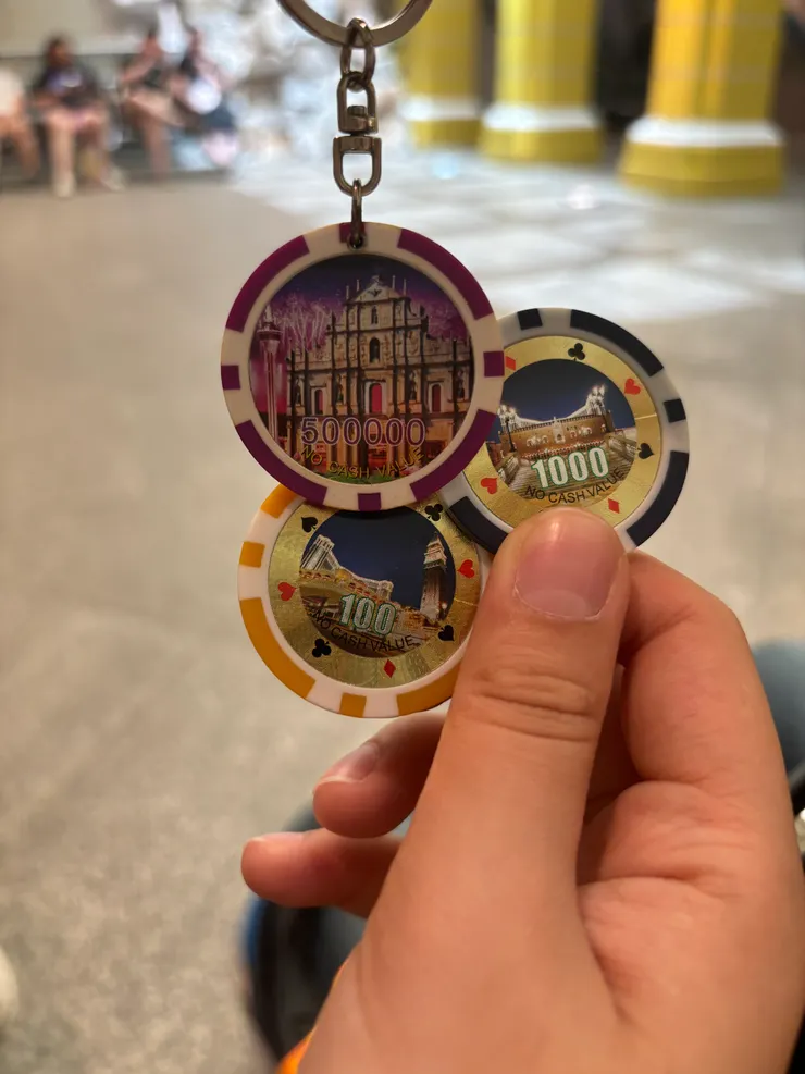 澳門景點紀念品。