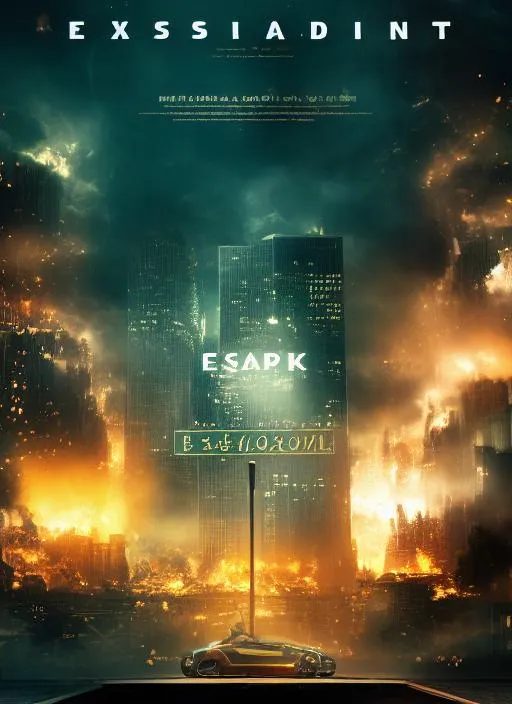 沿用之前試出的電影海報prompt，效果依然讚