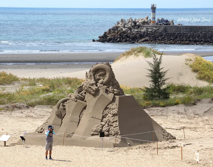 ▲2024苗栗通霄沙雕藝術節/圖片來源:Betty's Jump Diary