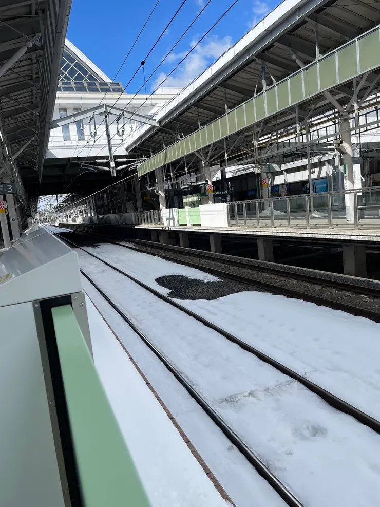 輕井澤車站月台