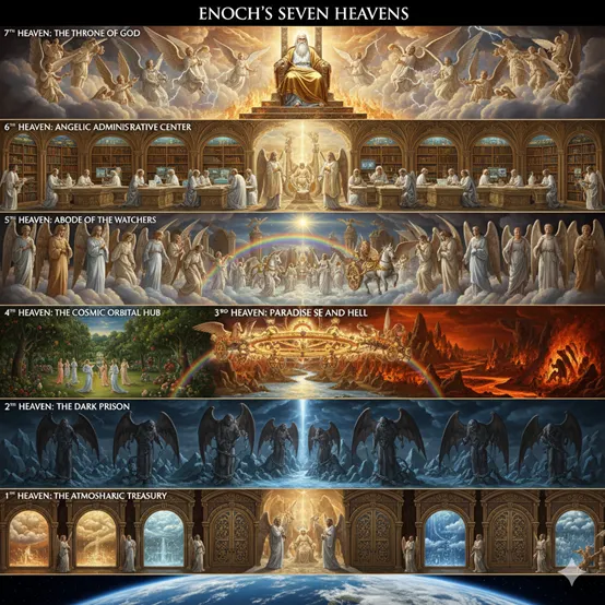 《以諾三書》(3 Enoch)中「七層天」系統