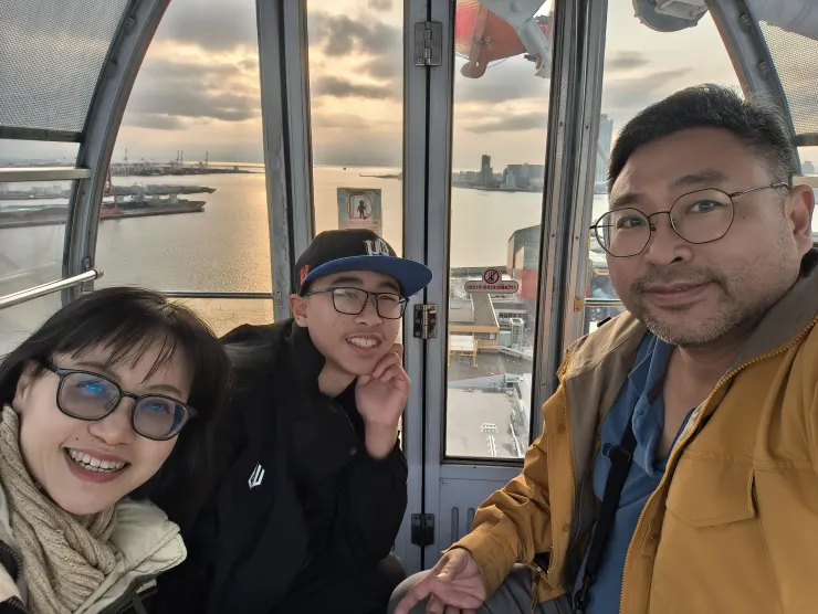 我比較不怕坐摩天輪了喔