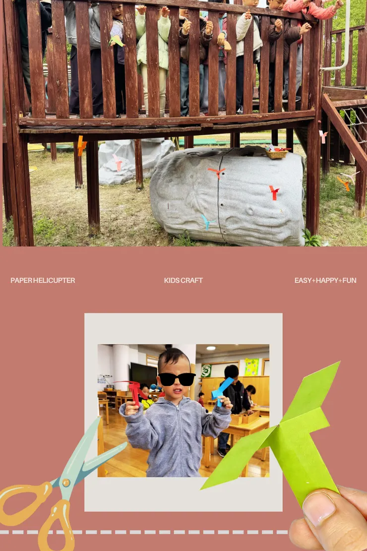 Paper Helicopter for Kids