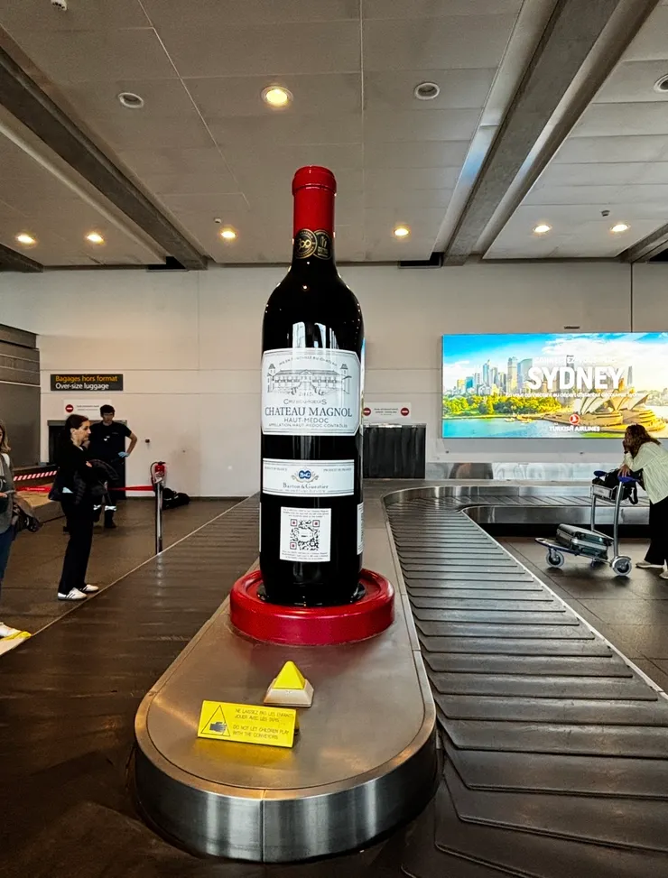 在機場就要開始醉了