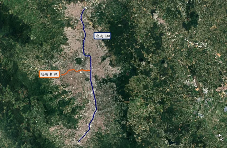 麥德林大眾運輸(goole earth)