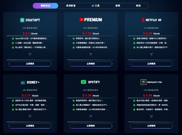 我用 PremLogin 合租平台訂閱 ChatGPT Plus、Netflix、Canva Pro 等工具的實際心得！