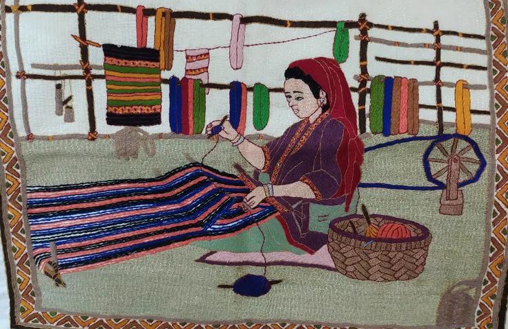 完全將孟加拉傳統婦女生活表現出來 