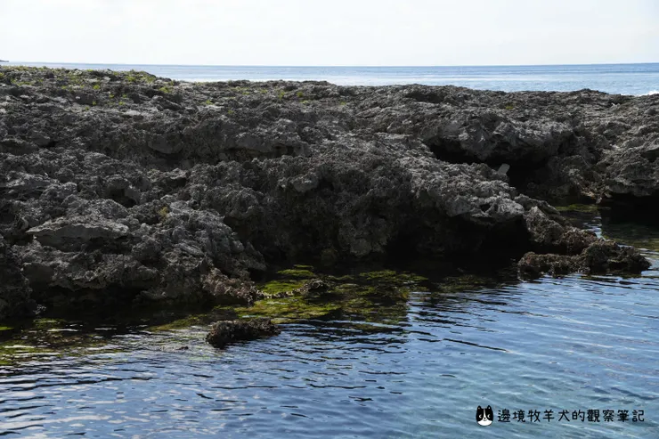 某個秘境的海水,下水要留意礁岩,別受傷囉!