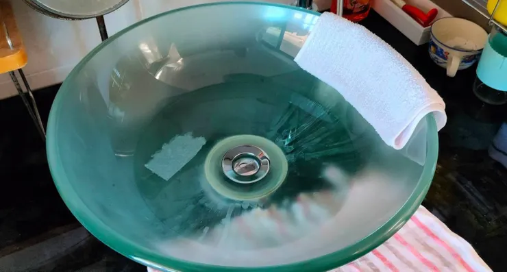 臉盆示意圖(作者拍攝)