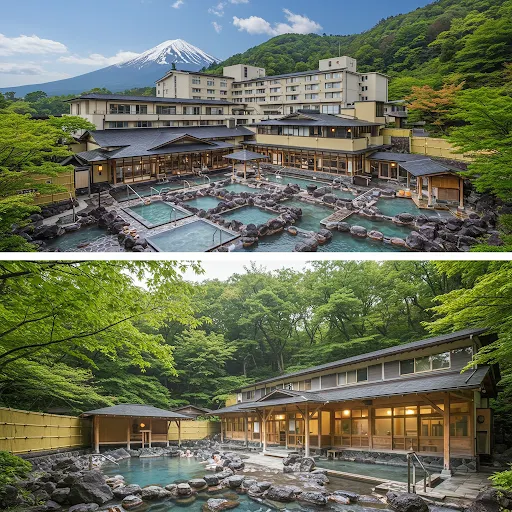 箱根溫泉會館飯店對比圖