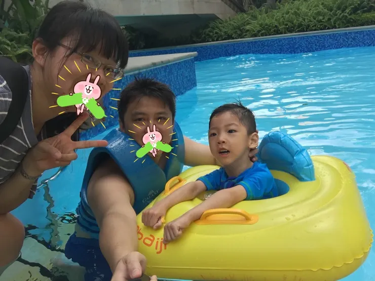 帶祐去澳門玩漂漂河也很適合。