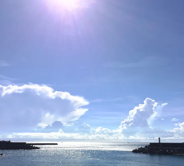 海景出現希望之光