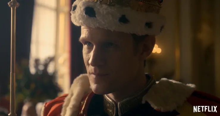 皇冠加身，卻未必能撫平心中的失落。他的眼神寫滿了矛盾。