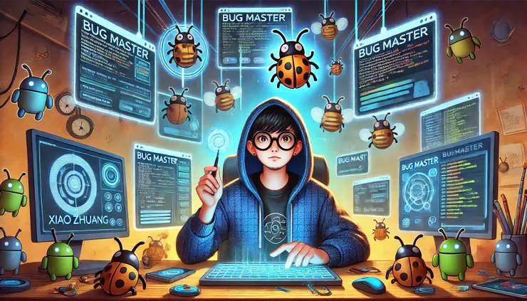 bug master 樂尼（AI 把我畫得好帥！）
