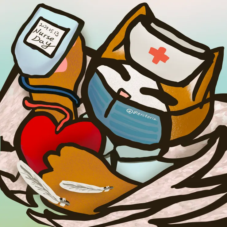 iPad mini 6 X Procreate / 感謝護理師朋友許願