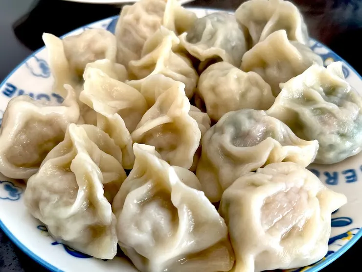 高麗菜與韭菜豬肉水餃