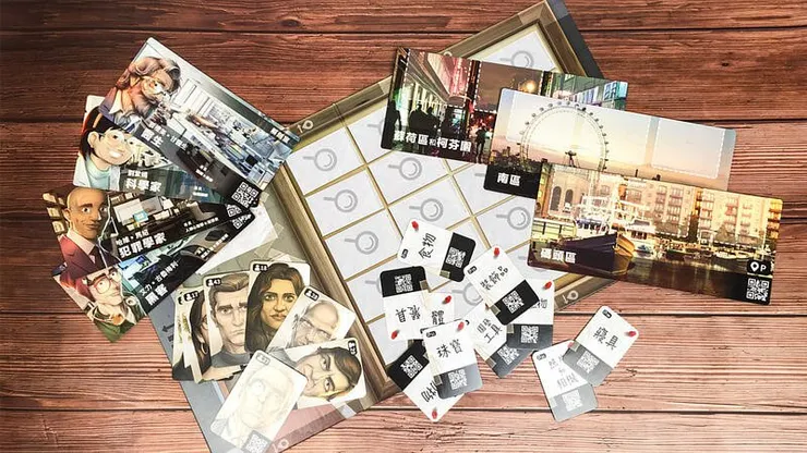 桌上解謎遊戲 | 圖片源自：龐奇桌遊 推理事件簿