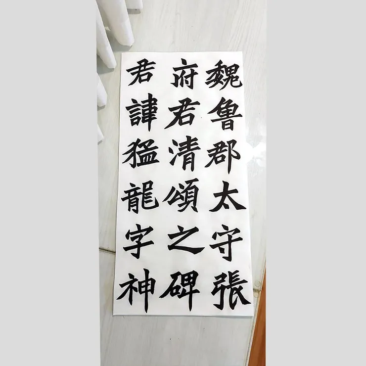 【寫字日常：張猛龍碑01】