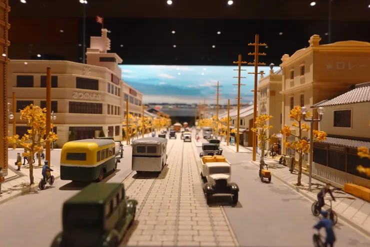 昭和7年(1932年)的街景。