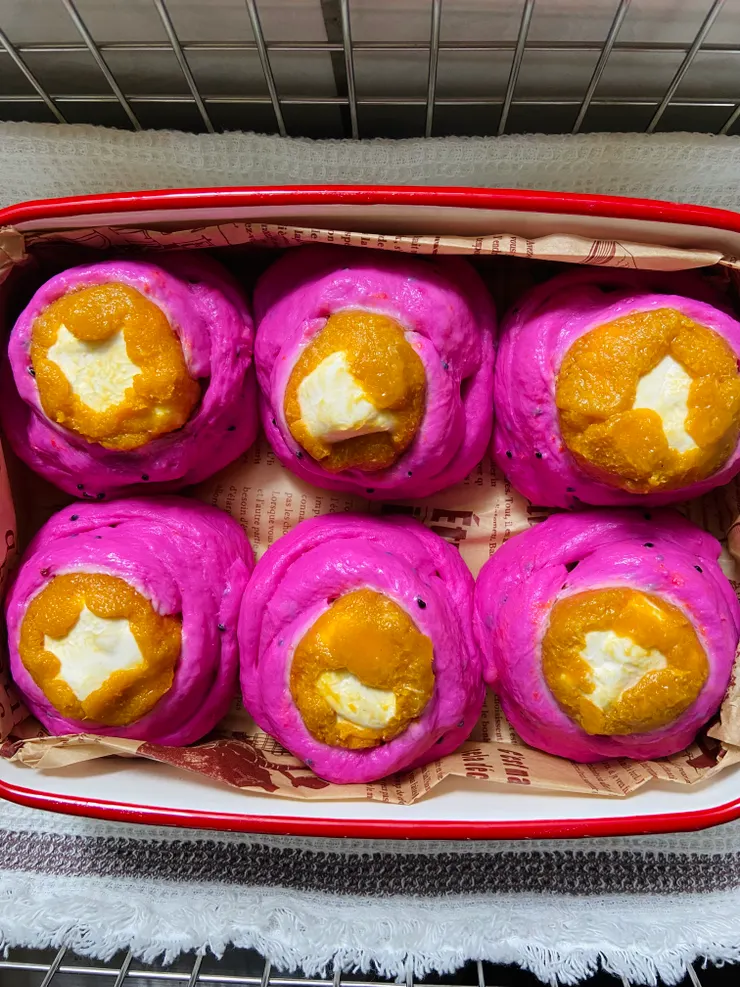 85分鐘後入爐烘烤