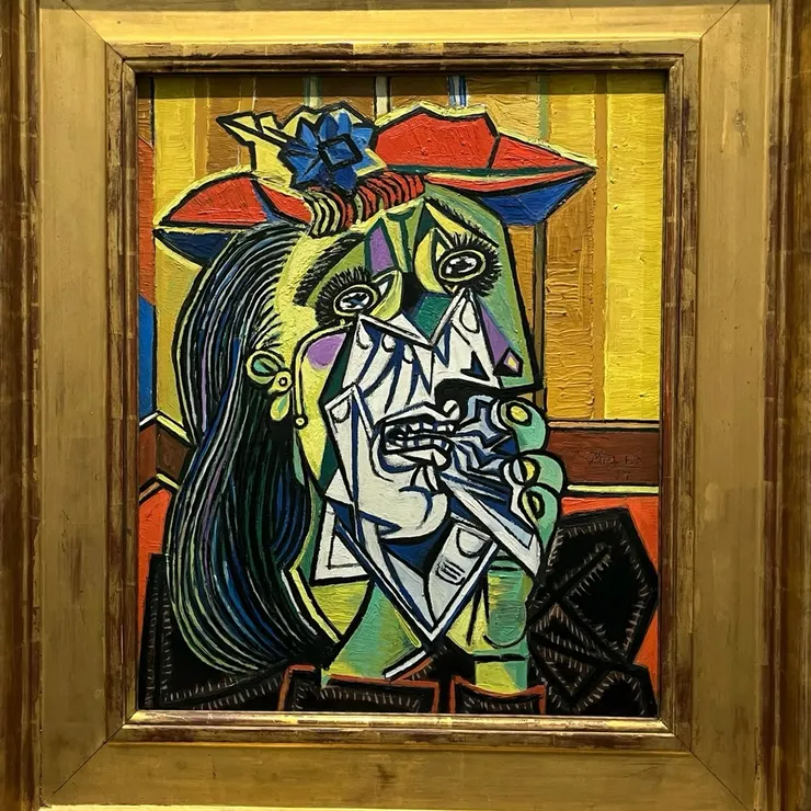 畢卡索《哭泣的女人》,1937