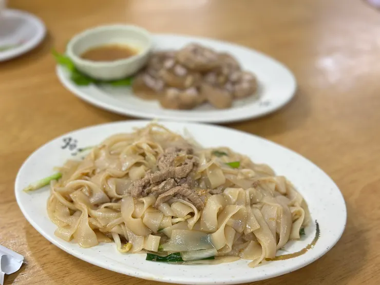 比起湯粄條，我更偏好乾炒的，吃起來更Q彈＠日勝飲食店
