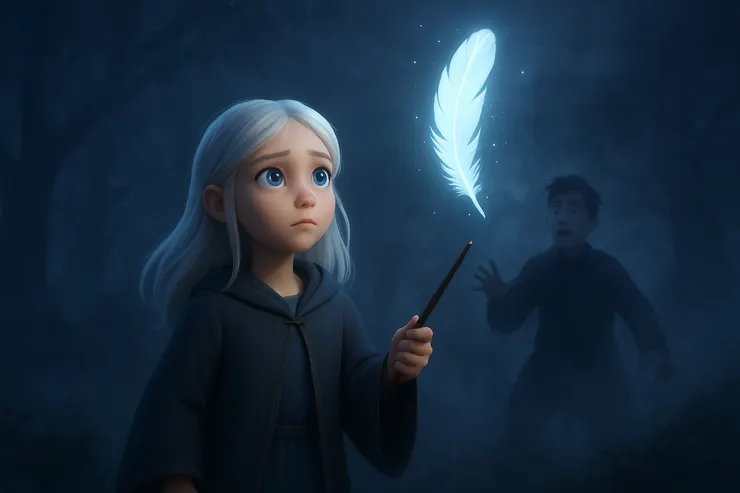 月光學院的銀色羽毛