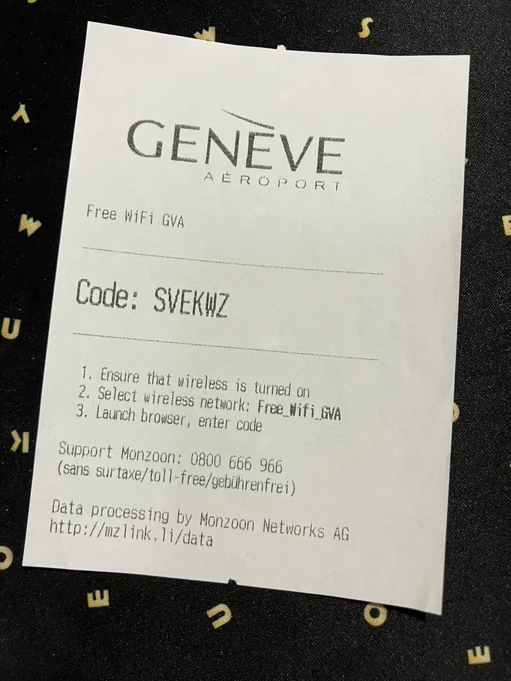 刷登機證領取wifi密碼