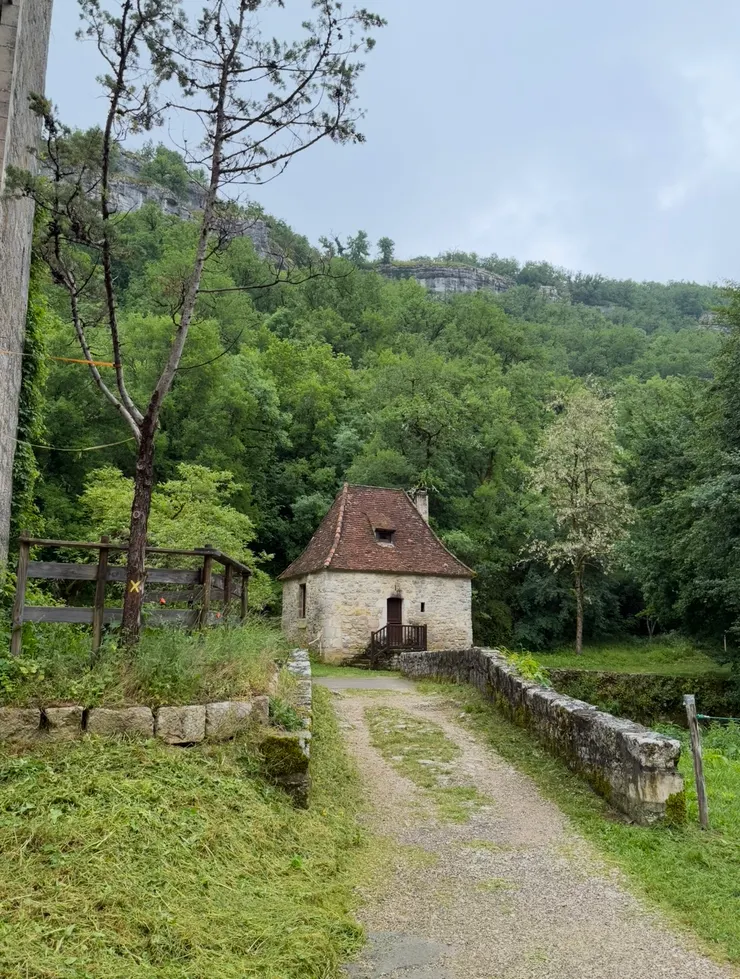 已經偏離主街了，但是越走越漂亮