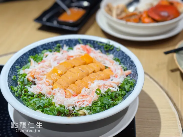 金蓬萊松葉蟹海膽麵