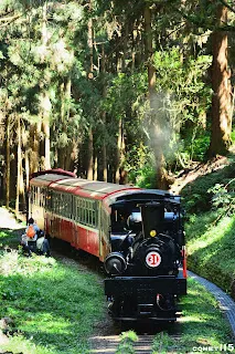 由於水山線暫時還無法辦理客運，因此採空車回送進入路線讓大家擺拍