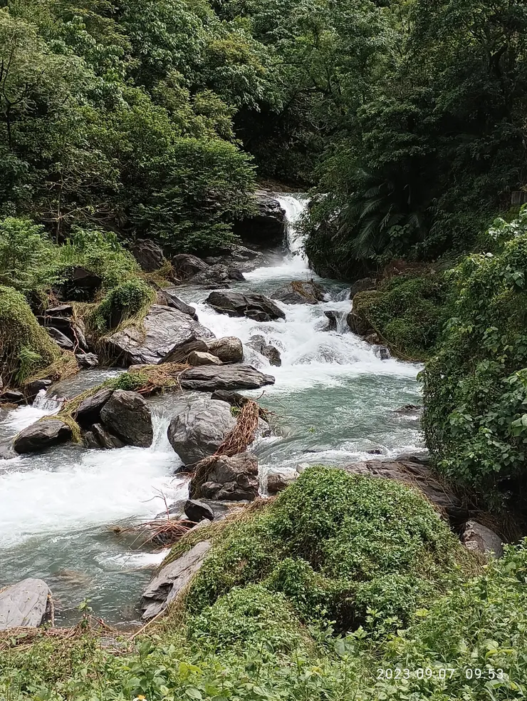 羅木斯溪岸一景，自拍攝