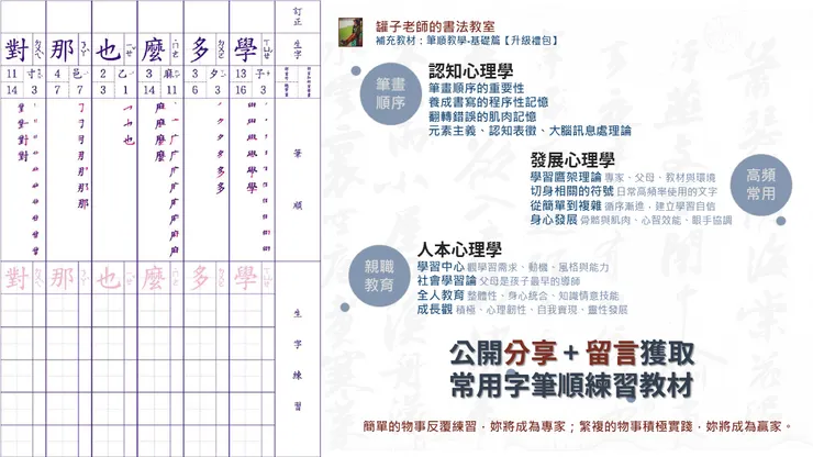 日常高頻字筆順練習升級禮包（林冠傑，2026）