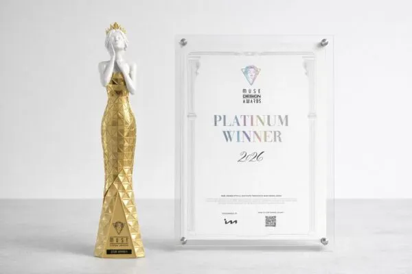 「佳泰琢閱」建築設計榮獲國際雙設計大獎肯定，包含美國MUSE設計金獎與米蘭設計銀獎，展現其在建築美學與空間設計上的卓越實力。圖/AI合成示意圖