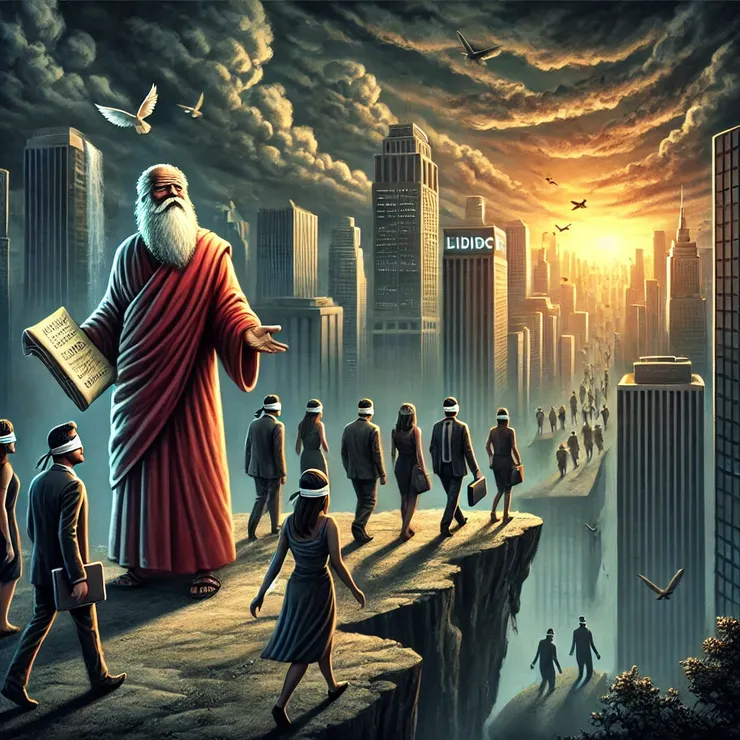 盲目的人性誰能喚得醒