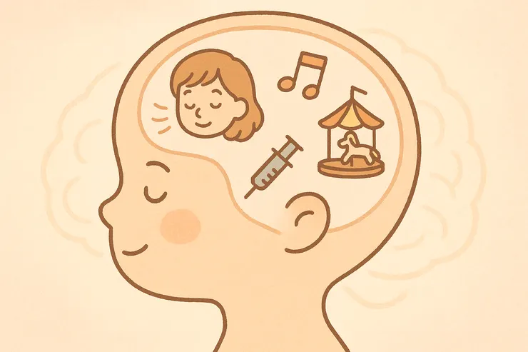 對小小孩來說,記憶是感覺