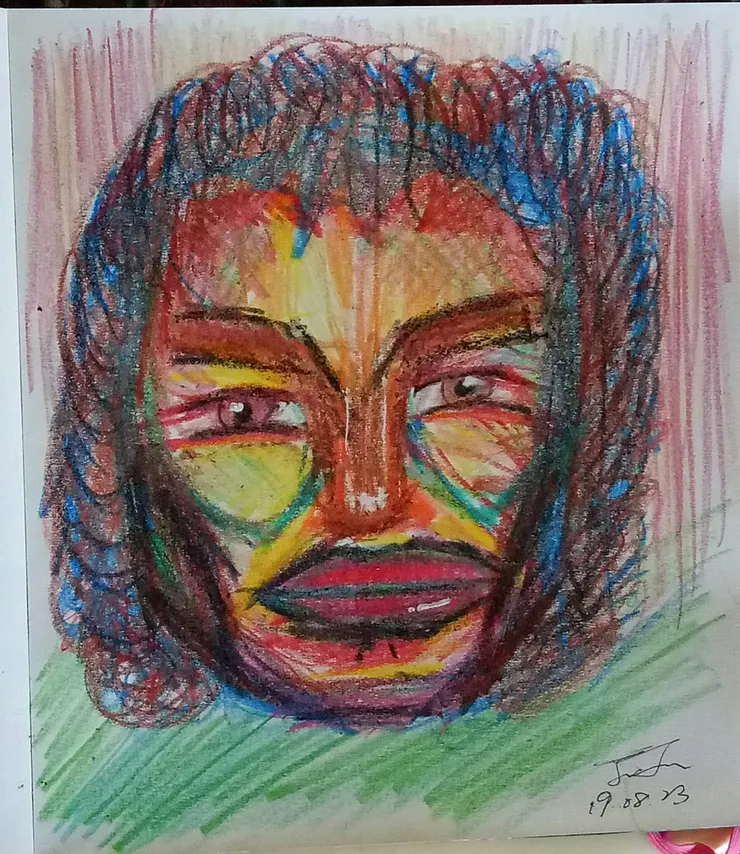 學習放鬆的畫畫