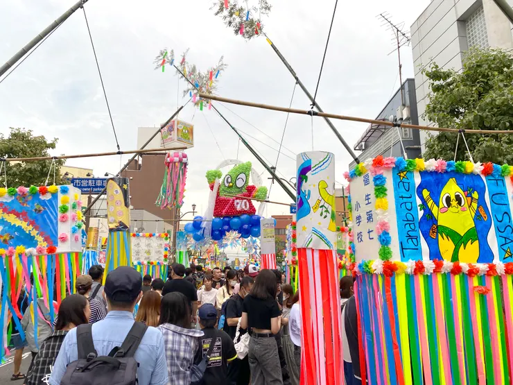 福生七夕祭現場