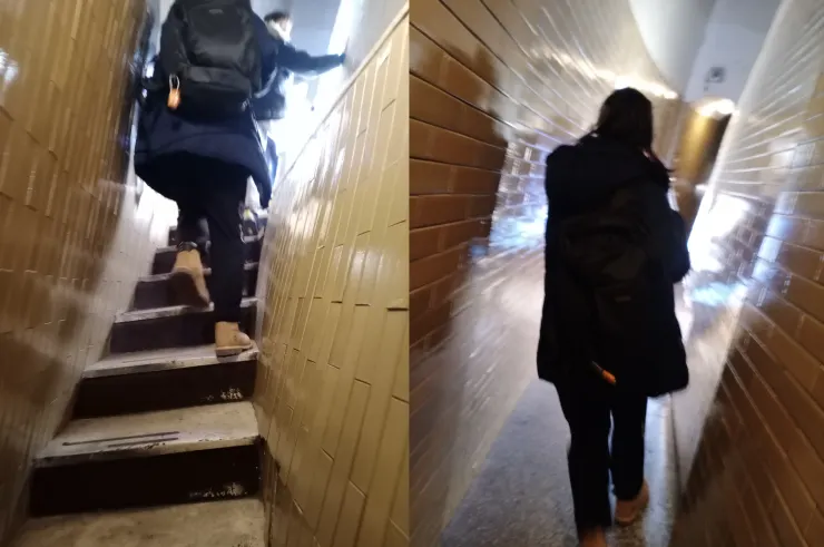 ▲路窄又斜，會走到有點缺氧 XD