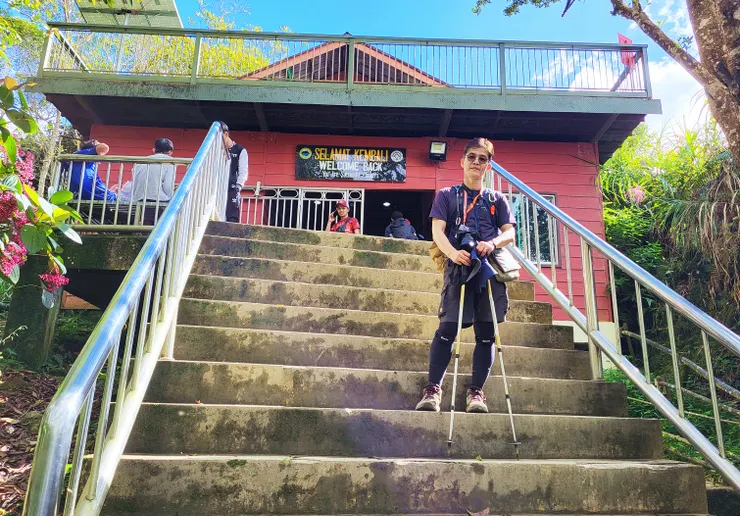 ▲14:45返回登山口，結束登山行程