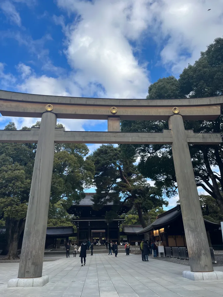 穿過鳥居，淨化邪氣