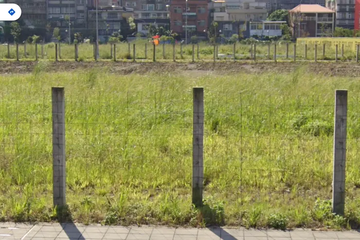 重劃區柵欄示意圖(圖/google街景)