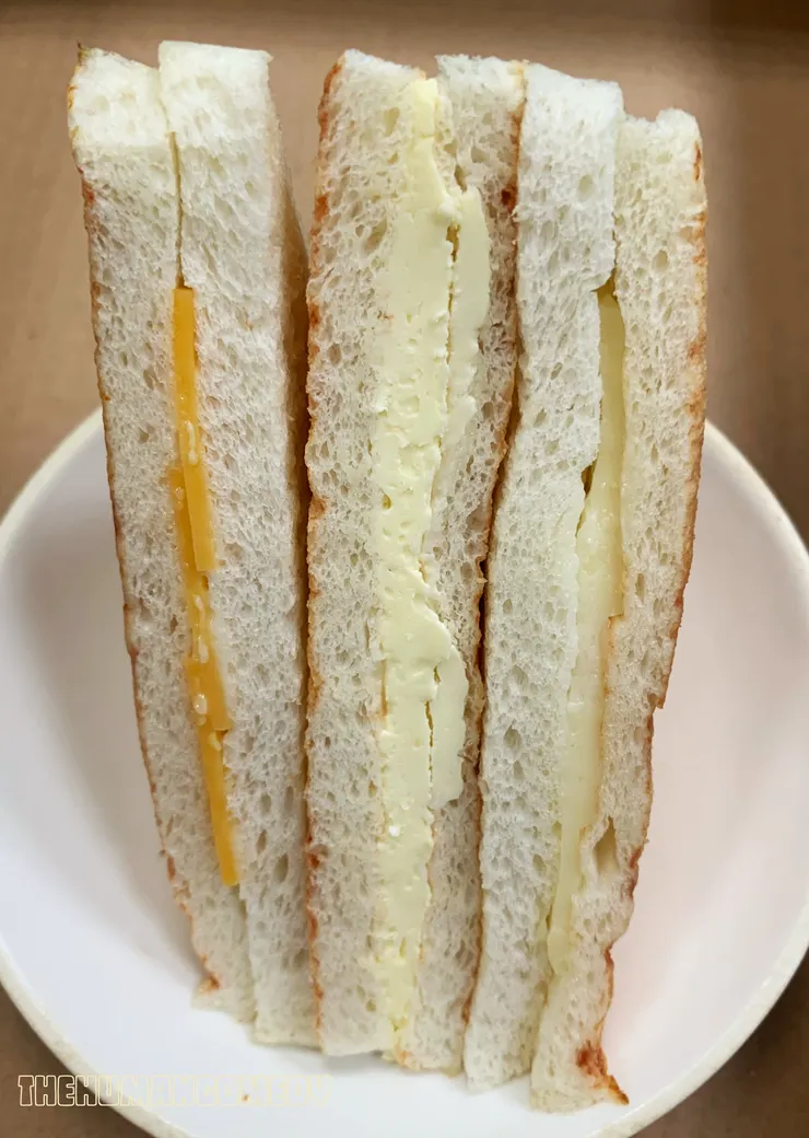 7-11起司三重奏三明治正面照