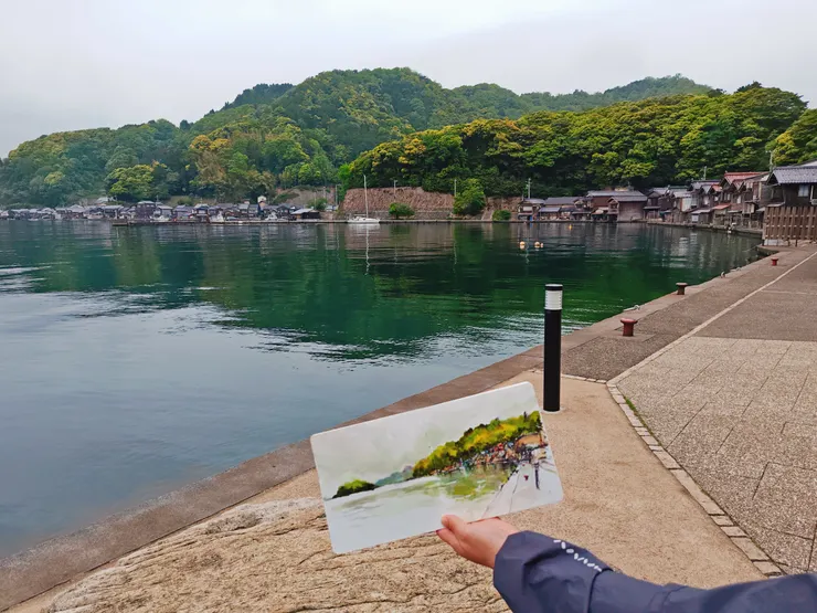 Fatiundraw筆下的伊根灣