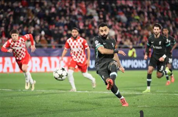 沙拿射入十二碼球助利物浦小勝1:0