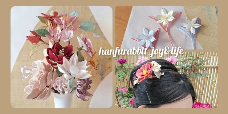 （左）12花神瓶花 ∕ （右）水仙＋牡丹