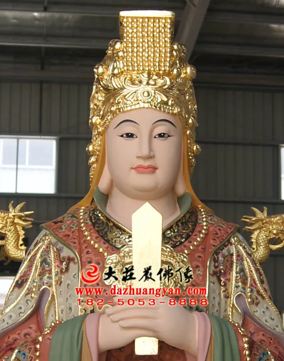 陳靖姑神像局部特寫