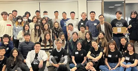 圖五：社團破冰活動後的合照